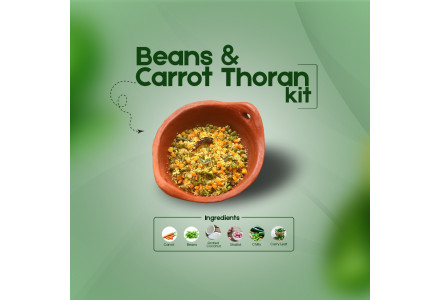 Instant Carrot Beans Thoran Kit
